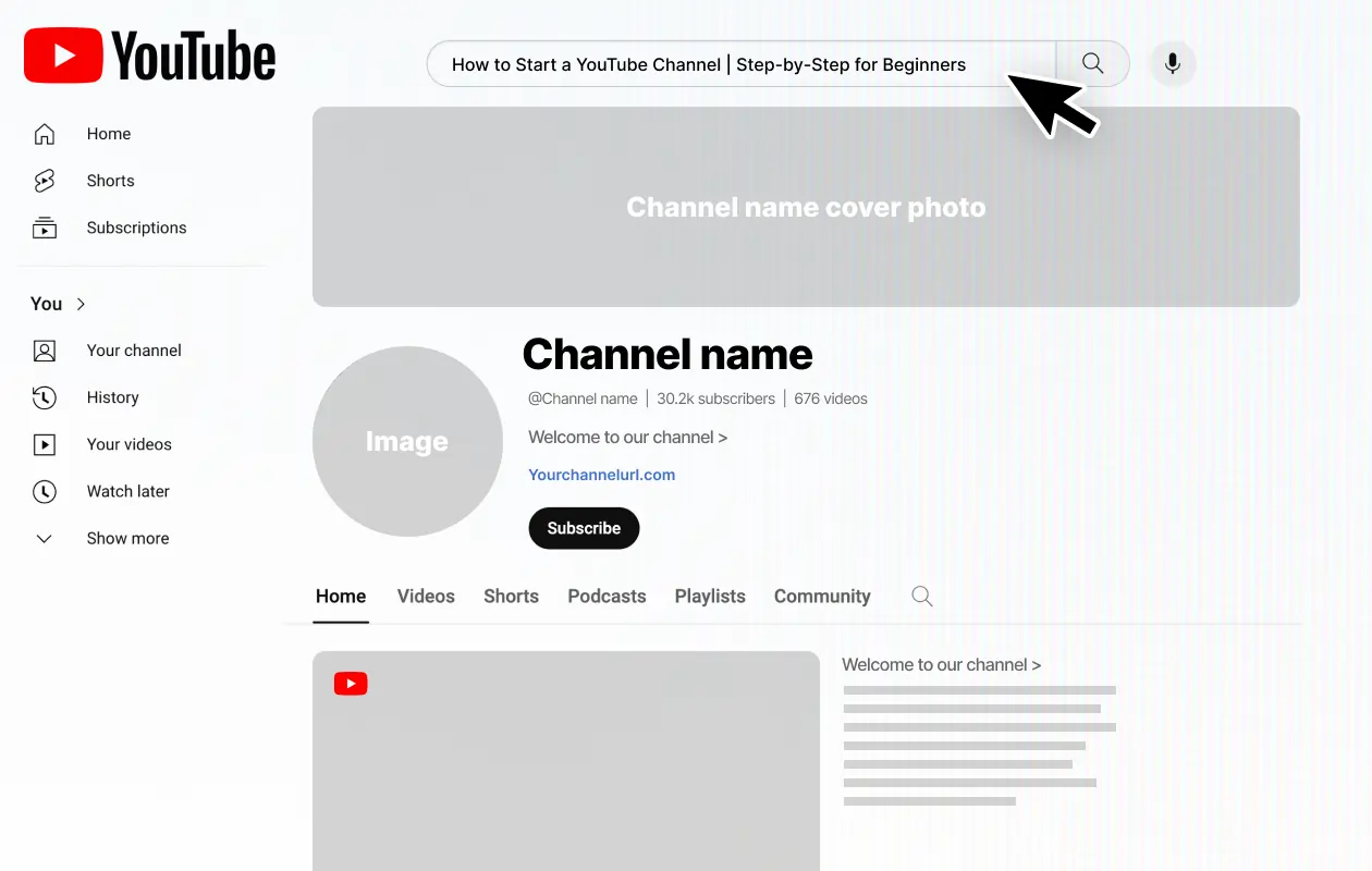 Cách tùy chỉnh kênh Youtube 