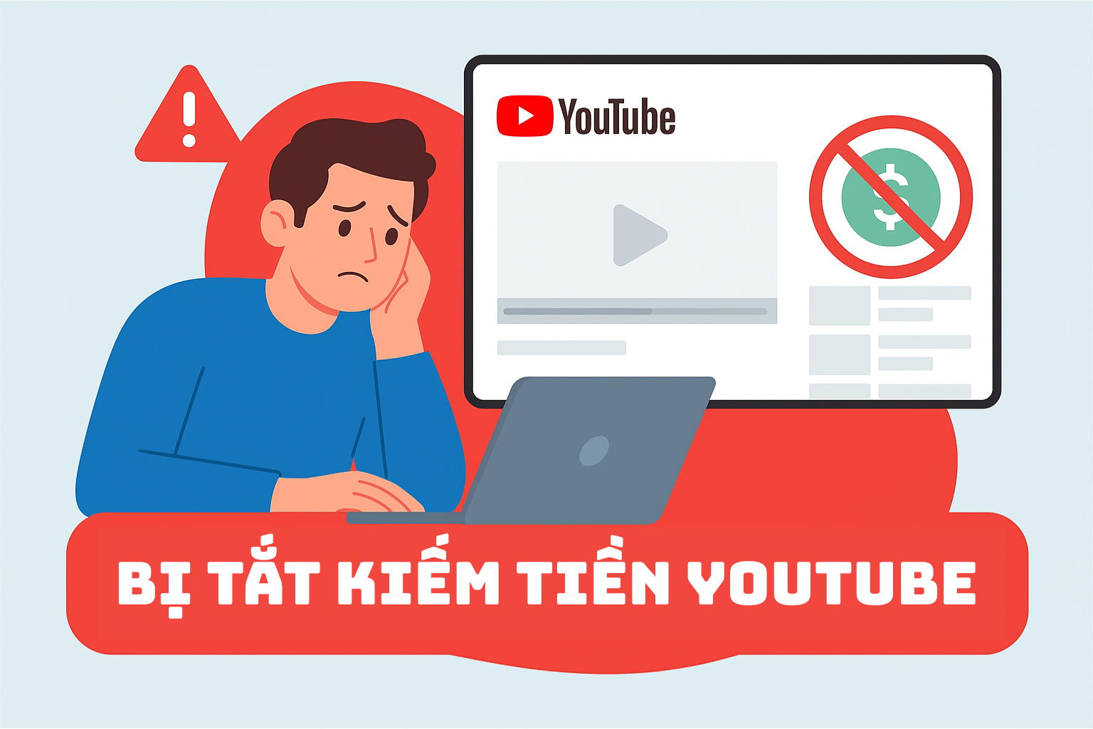 Bị Tắt Kiếm Tiền Youtube, Cách Khắc Phục