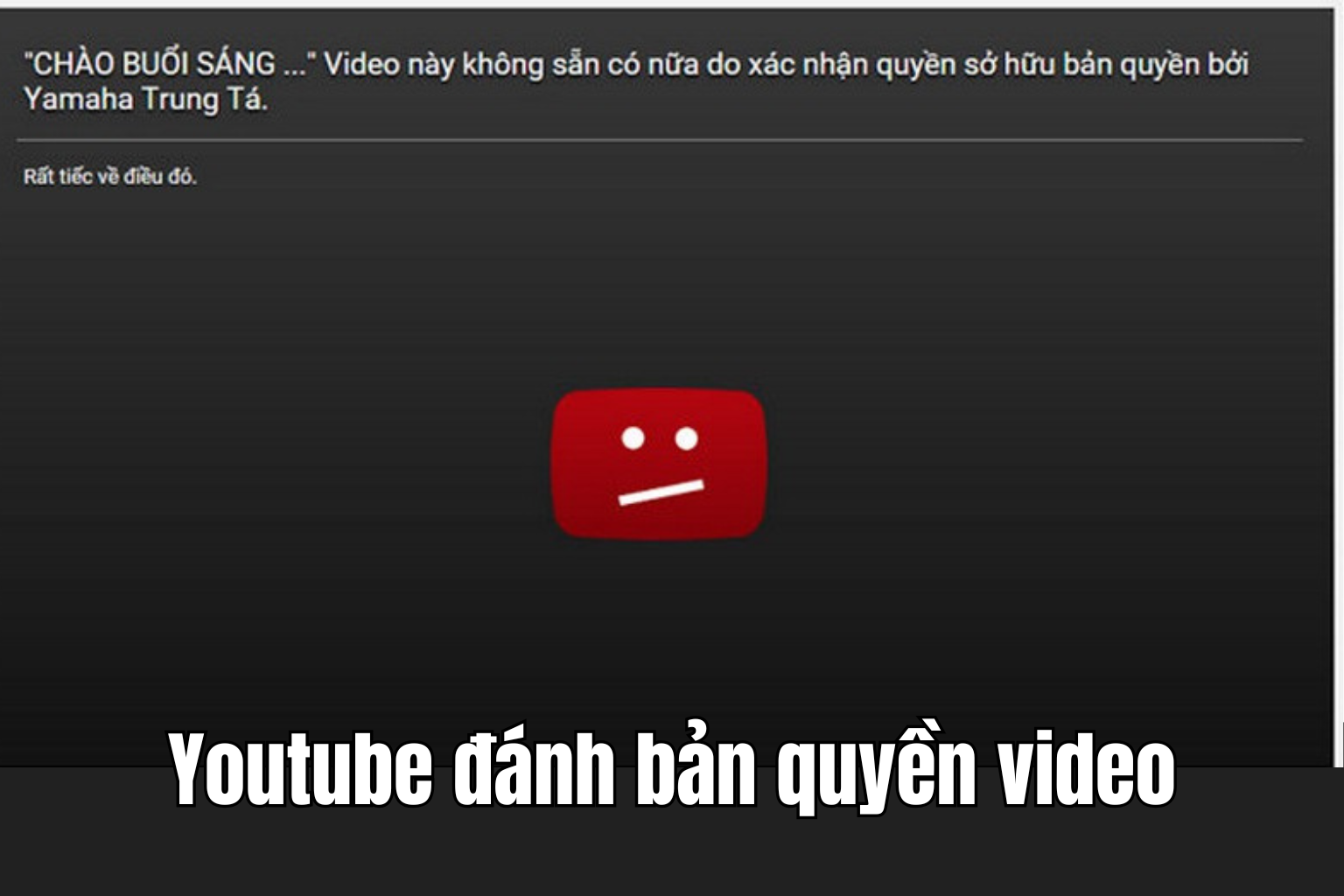 Bản Quyền YouTube: Cách Gỡ Gậy Bản Quyền Nhanh Chóng 2 Youtube đánh bản quyền video