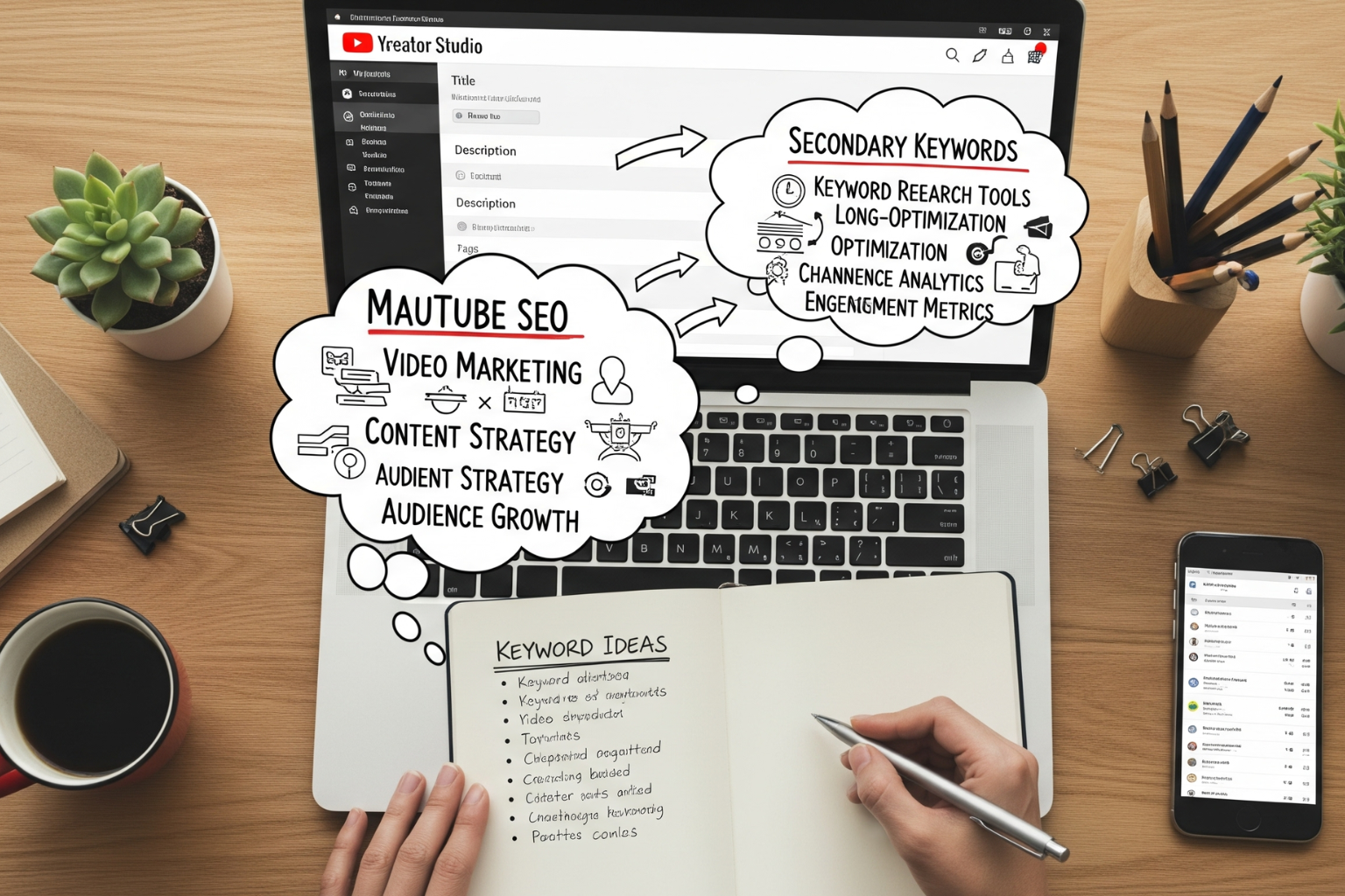 9 Bước Tối Ưu Video YouTube Chuẩn SEO: Quy Trình SEO Youtube Đẩy Top Tìm Kiếm - Tăng Trải Nghiệm Người Dùng 2 Chọn Từ Khóa Chính và Từ Khóa Phụ Phù Hợp