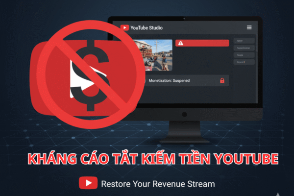 Kháng Cáo Tắt Kiếm Tiền YouTube: Lấy Lại Thu Nhập Chưa Bao Giờ Dễ Dàng Đến Thế