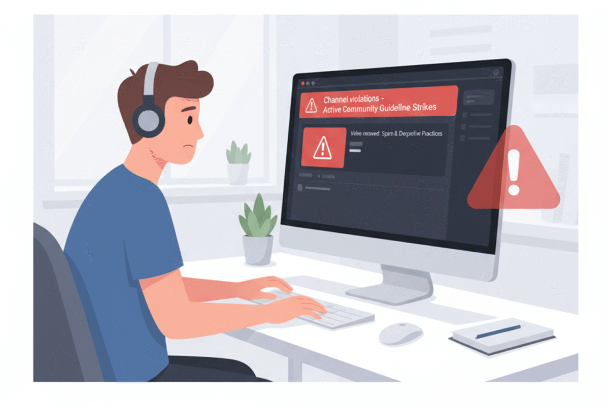 Nguyên Nhân Khiến Kênh YouTube Tắt Kiếm Tiền