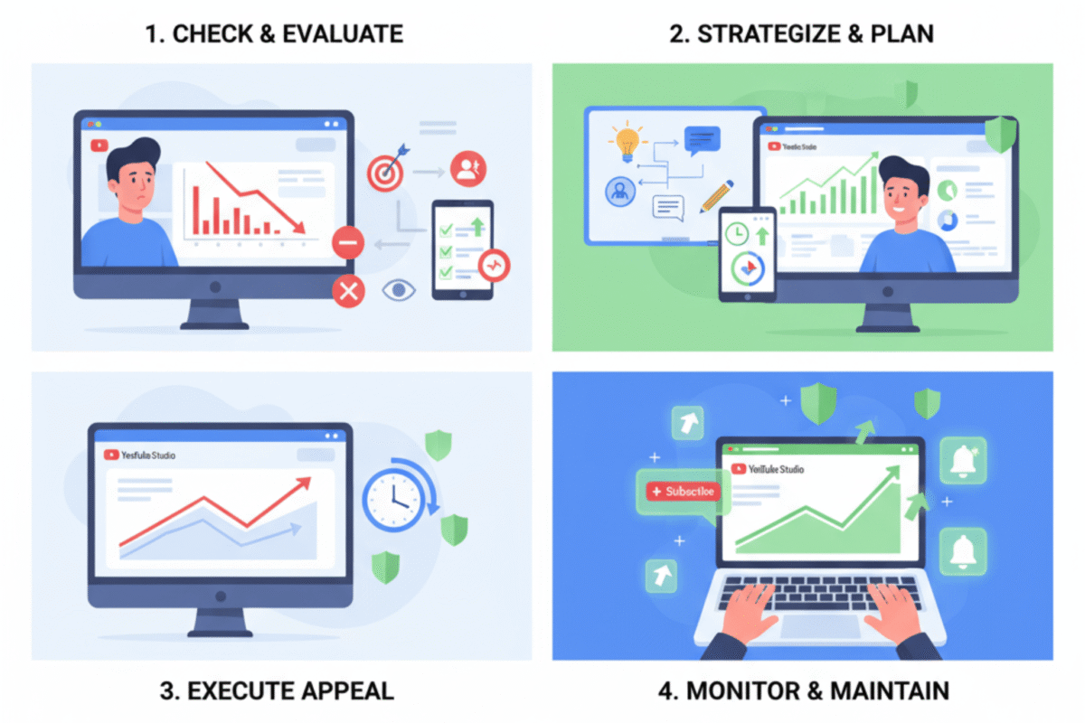 Quy Trình Kháng Kênh Die Cộng Đồng Tại Học Viện YouTube