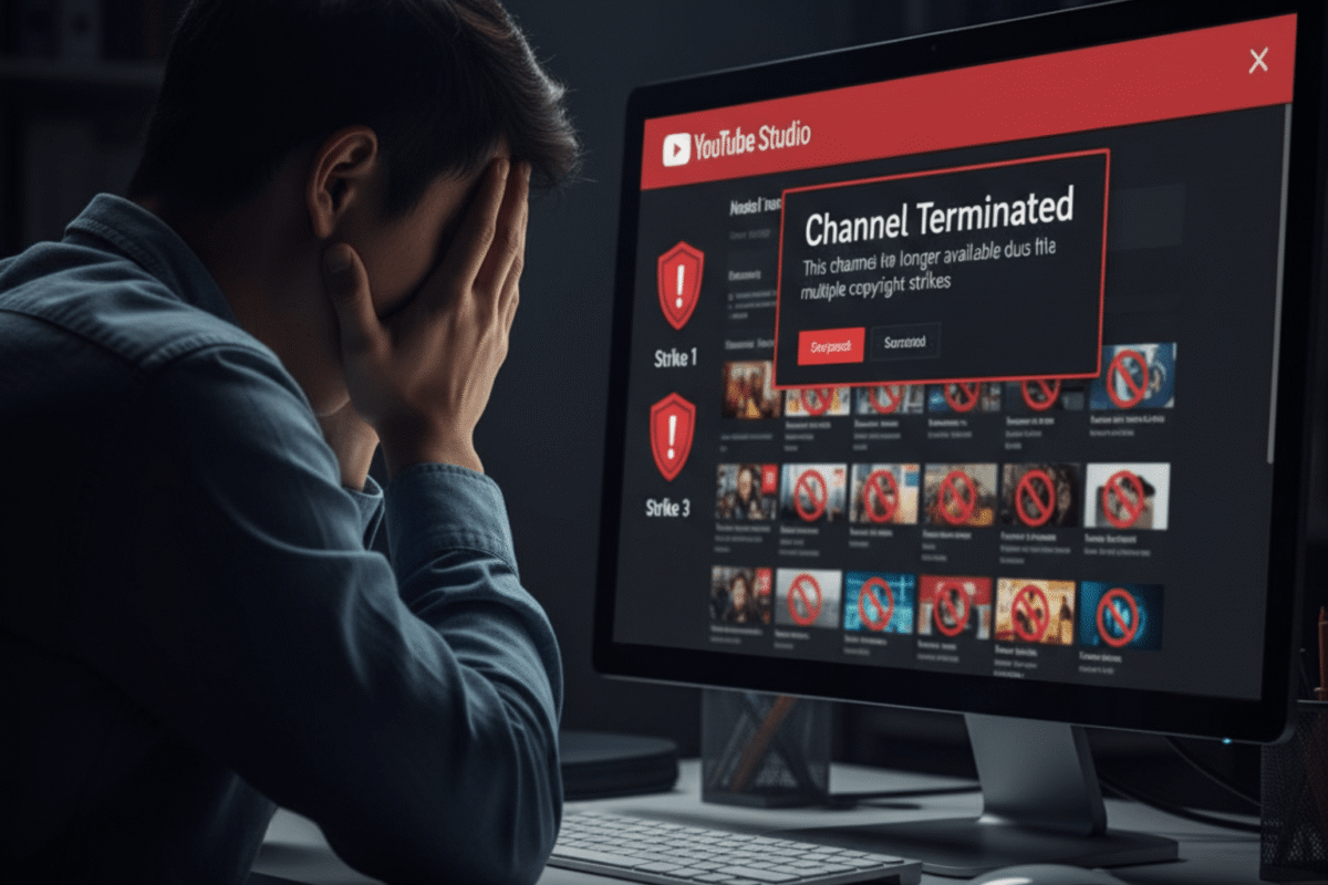 Gậy Bản Quyền YouTube: Hậu Quả Nghiêm Trọng và Cách Bảo Vệ Kênh Hiệu Quả 3 Hậu Quả Khi Kênh Nhận 3 Gậy Bản Quyền YouTube