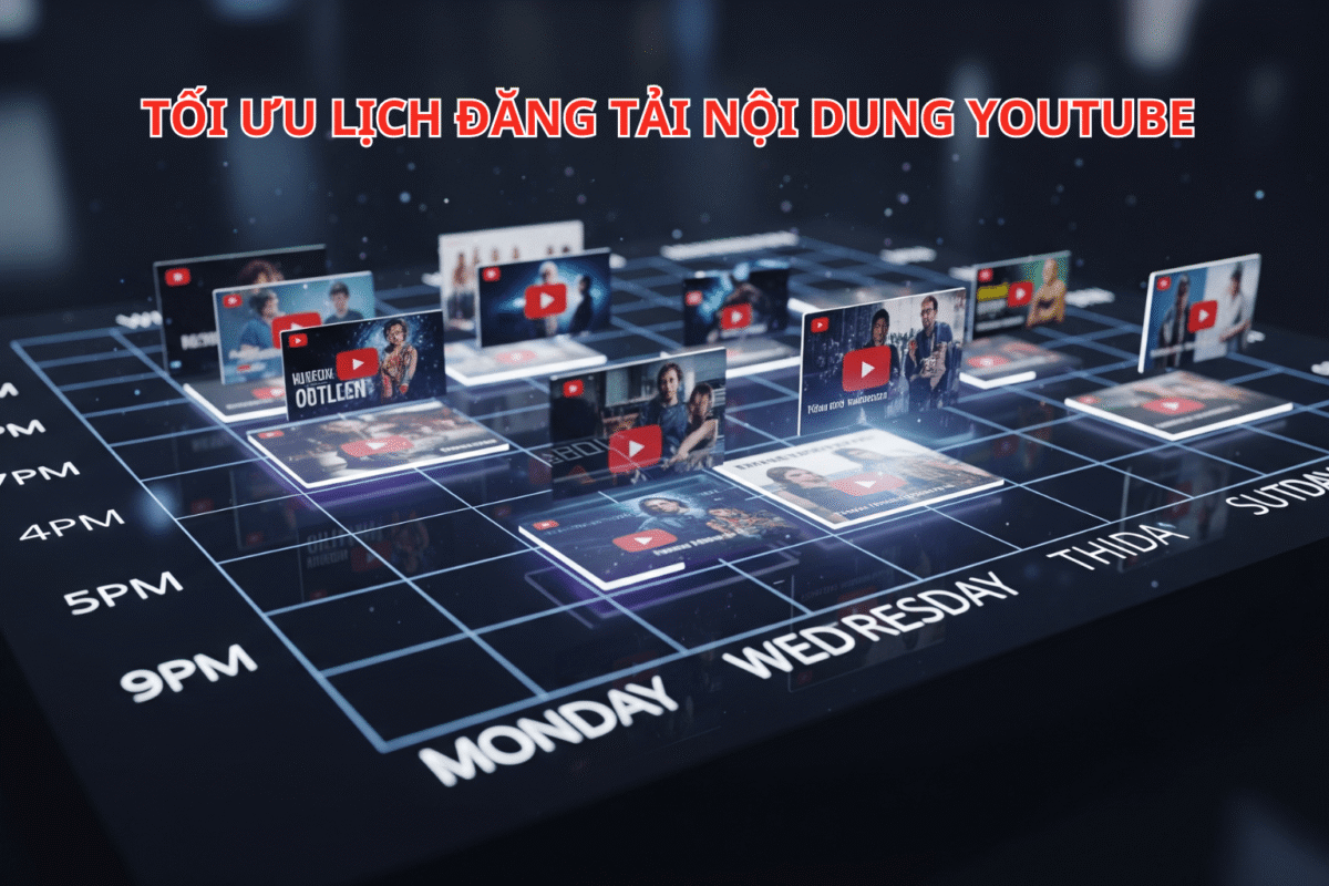 Tối Ưu Lịch Đăng Tải Nội Dung YouTube: Chiến Lược Giúp Kênh Tăng Trưởng Hiệu Quả