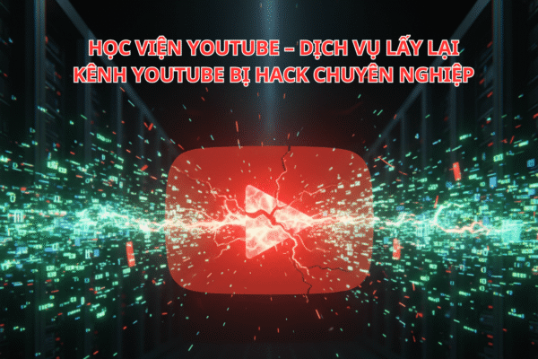 Học Viện YouTube – Dịch Vụ Lấy Lại Kênh YouTube Bị Hack Chuyên Nghiệp, Cam Kết 100% Thành Công