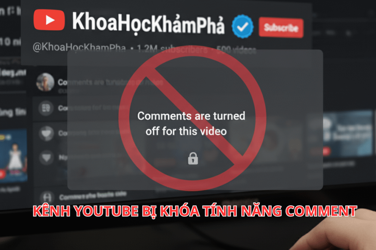 Kênh YouTube Bị Khóa Tính Năng Comment: Nguyên Nhân & Giải Pháp Hiệu Quả 2025