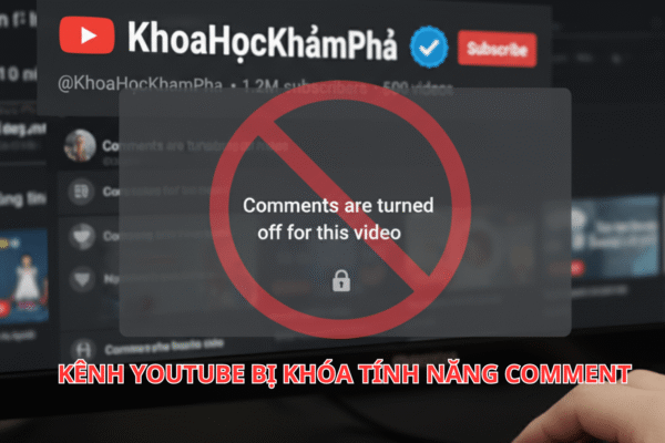Kênh YouTube Bị Khóa Tính Năng Comment: Nguyên Nhân & Giải Pháp Hiệu Quả 2025