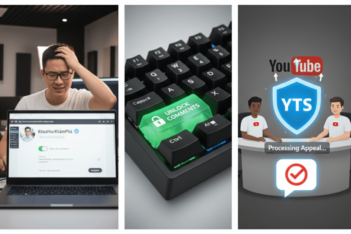 Hướng Dẫn Mở Lại Bình Luận Trên YouTube