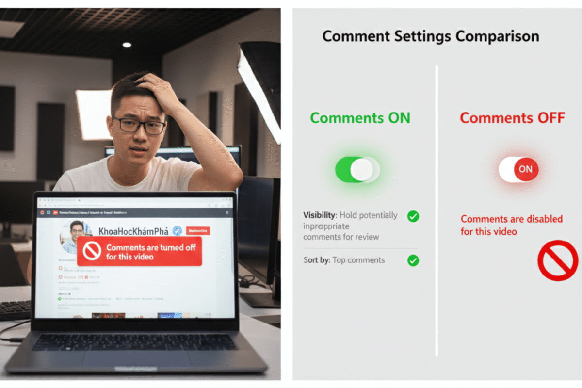 Dịch Vụ Hỗ Trợ Kháng Cáo & Khôi Phục Comment Tại Học Viện YouTube