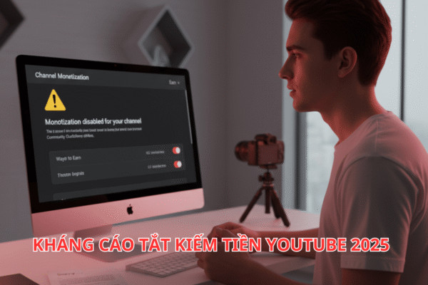 Chính Sách Kháng Cáo Tắt Kiếm Tiền YouTube 2025: Cập Nhật Mới Nhất Cho Người Mới