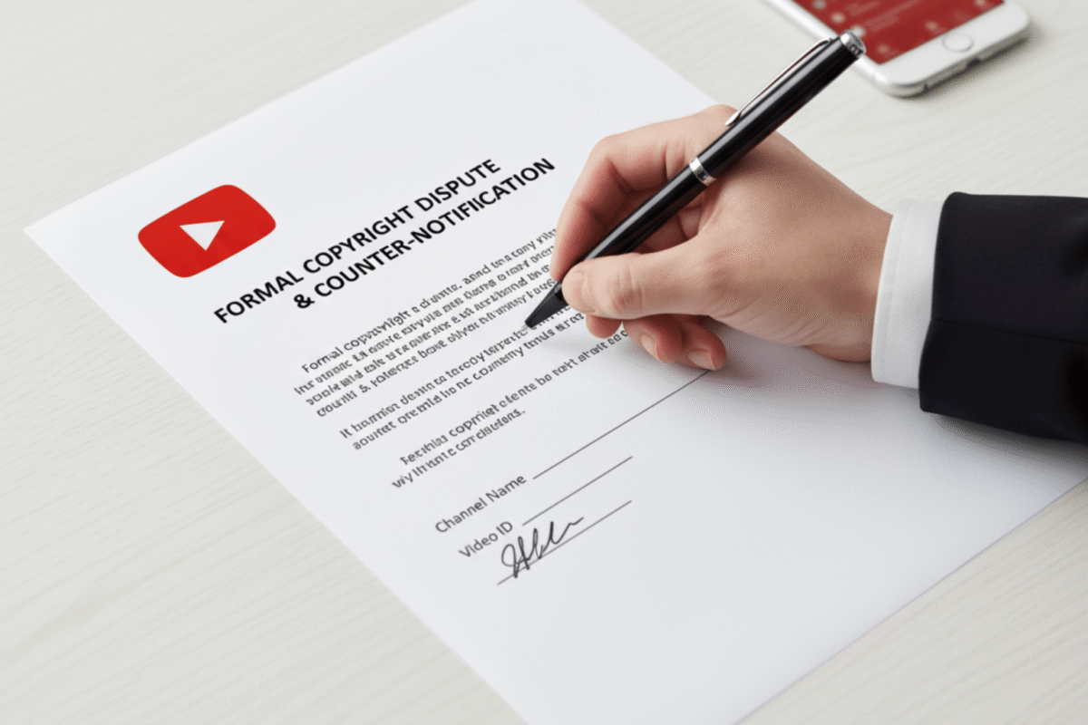 Cấu Trúc Mẫu Kháng Cáo Bản Quyền YouTube Chuẩn