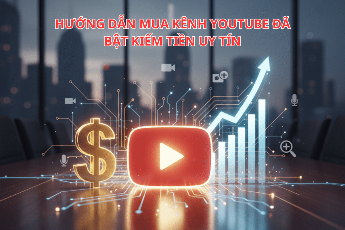 Hướng Dẫn Mua Kênh YouTube Đã Bật Kiếm Tiền Uy Tín
