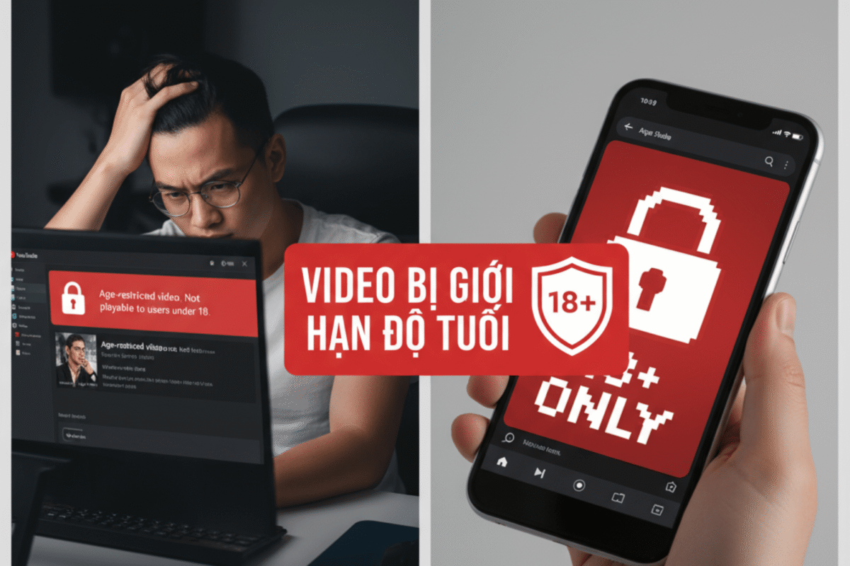Dịch Vụ Hỗ Trợ Xử Lý Video YouTube Bị Giới Hạn Độ Tuổi Tại Học Viện YouTube