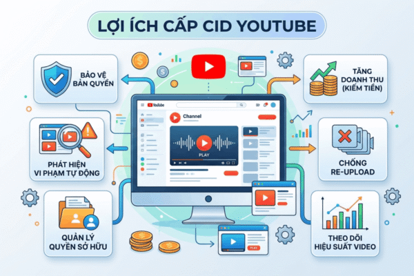 Lợi Ích Cấp CID YouTube Mà Bạn Không Thể Bỏ Lỡ: Giải Pháp Đảm Bảo Quyền Lợi Cho Các Nhà Sáng Tạo