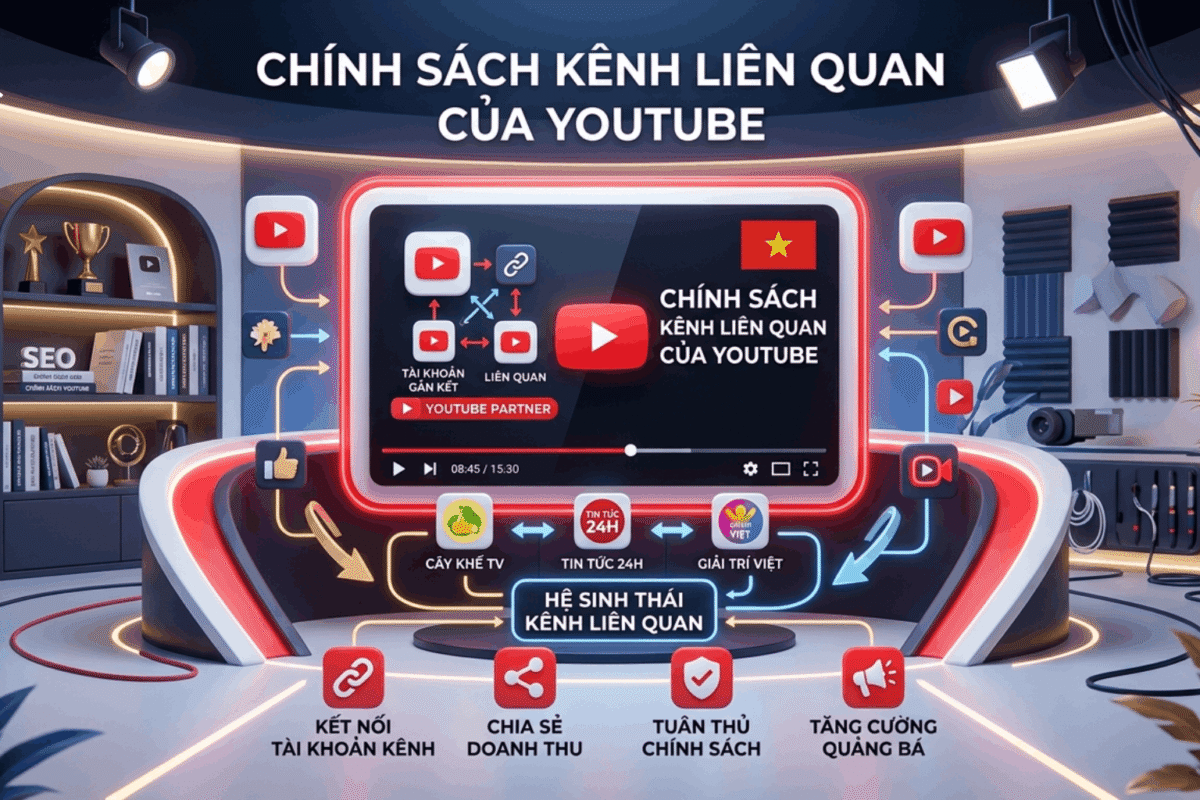 Chính Sách Kênh Liên Quan Của YouTube Là Gì? Những Điều Creator Cần Biết