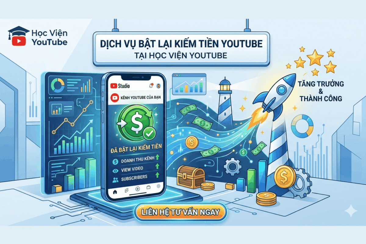 Lợi Ích Khi Sử Dụng Dịch Vụ Bật Lại Kiếm Tiền YouTube
