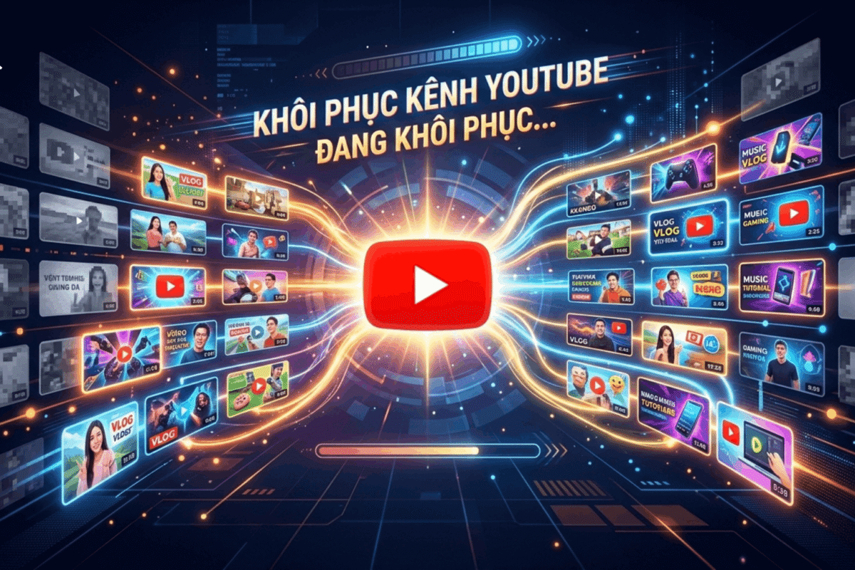 Kinh Nghiệm Tăng Tỷ Lệ Khôi Phục Kênh YouTube Bị Xóa
