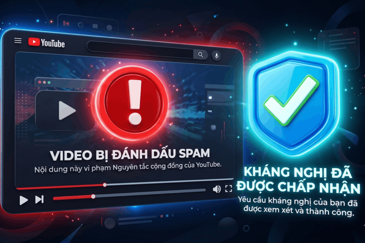 Nguyên Nhân Khiến Kênh YouTube Bị Khóa Vì Spam
