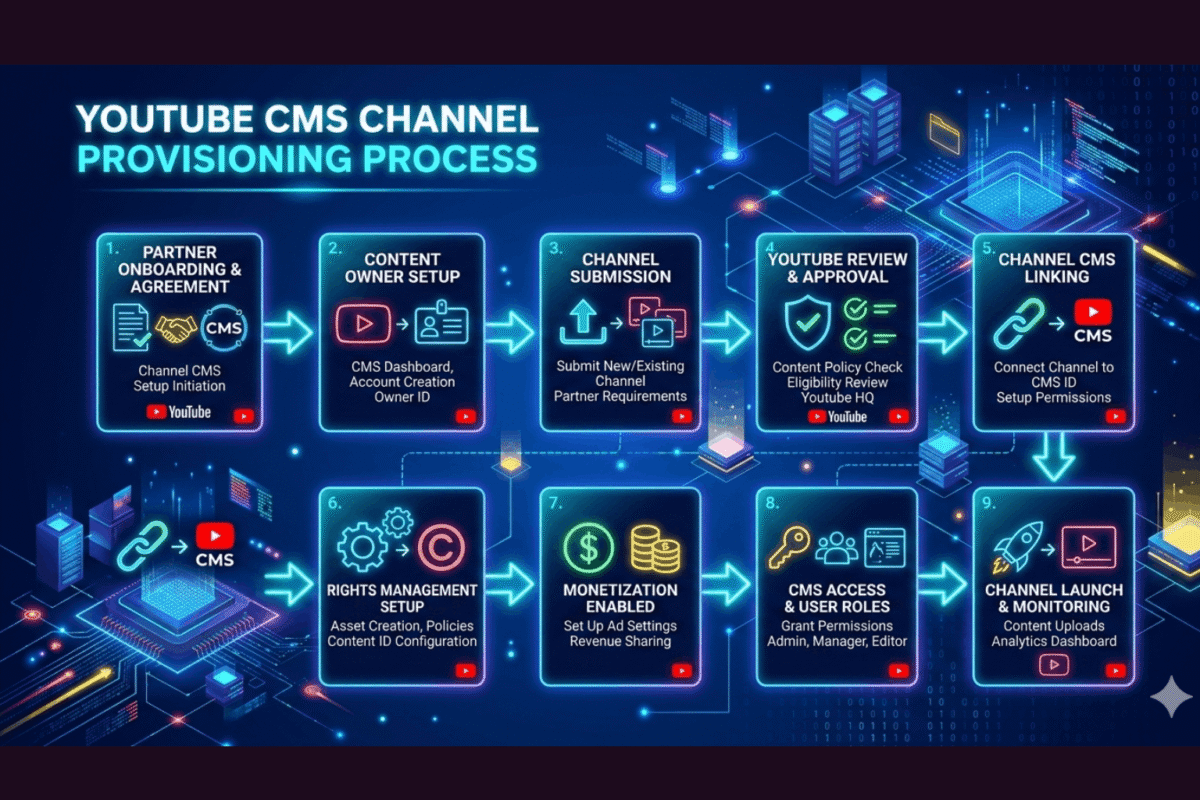 Dịch Vụ Hỗ Trợ Cấp Kênh CMS YouTube Tại Học Viện YouTube
