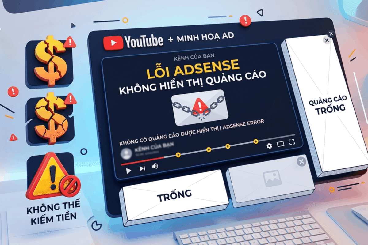 Adsense Youtube Không Hiển Thị Quảng Cáo: Cảnh Báo Nguy Hiểm Mà Creator Không Nên Bỏ Qua