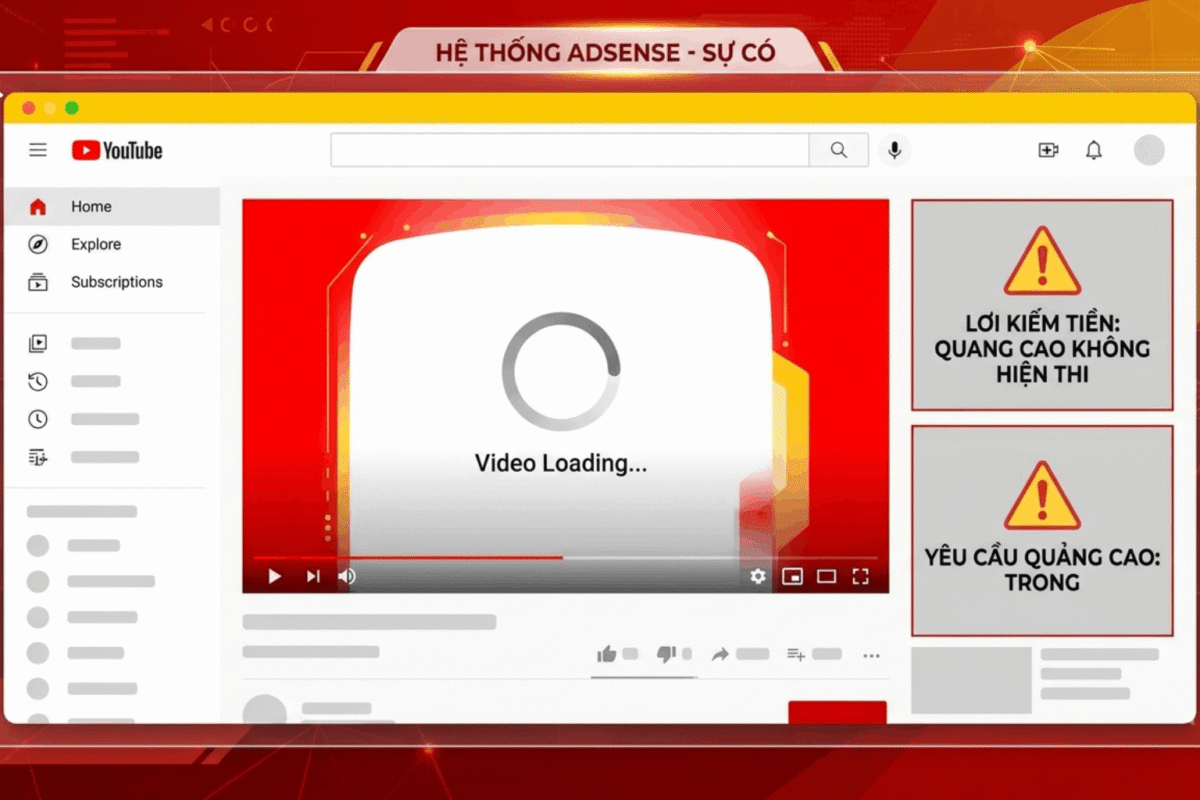 Vì Sao Adsense Youtube Không Hiển Thị Quảng Cáo?