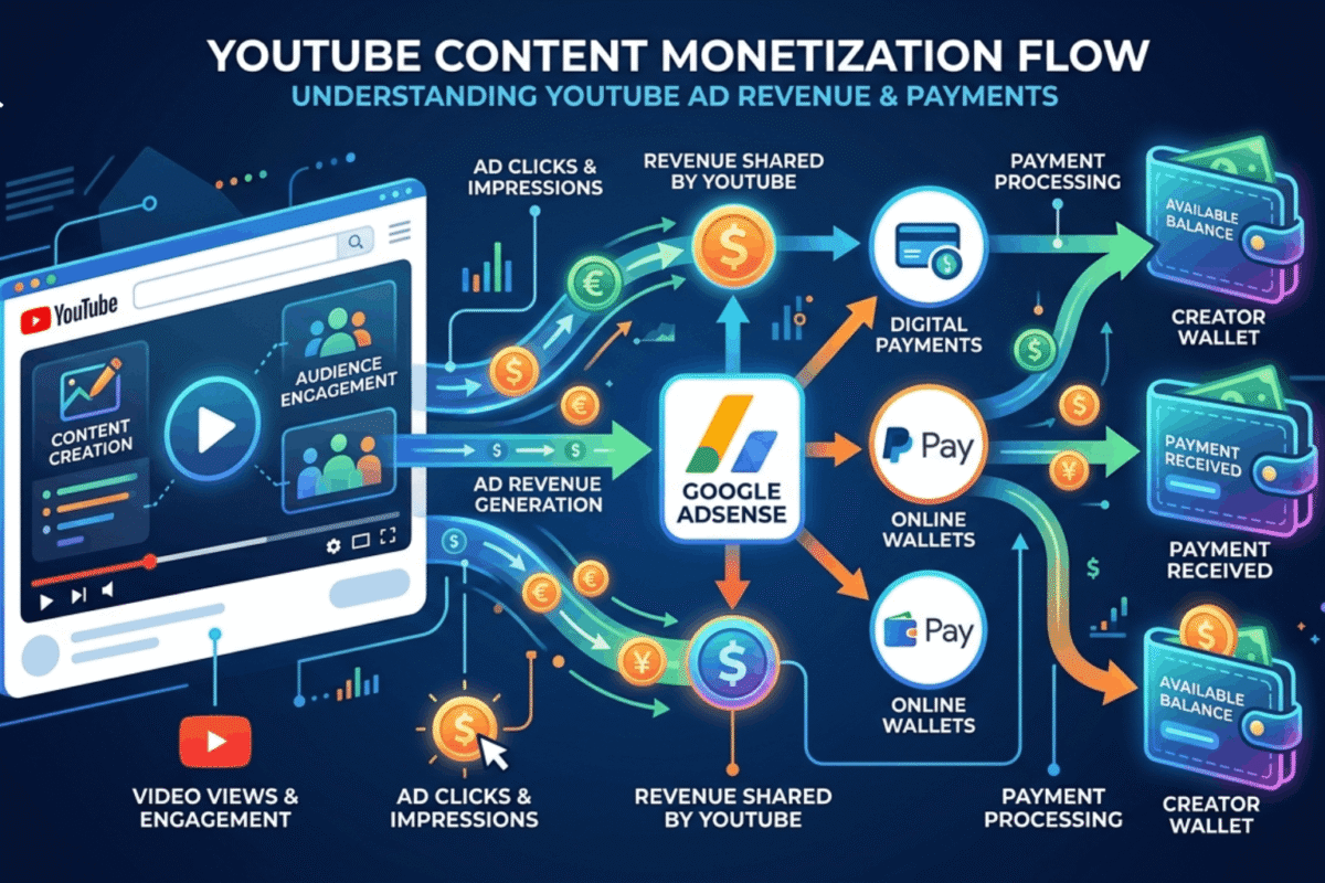 Điều Kiện Để Rút Tiền Từ Youtube