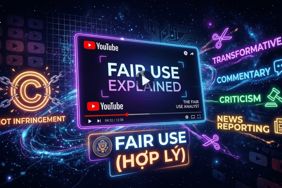 4 Yếu Tố Quyết Định Nội Dung Fair Use YouTube