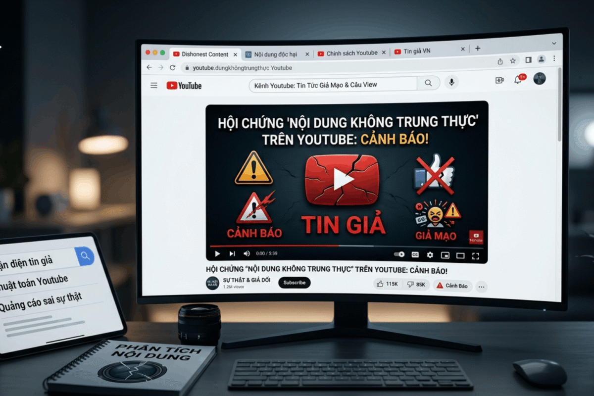 Cách Tránh Lỗi Nội Dung Không Trung Thực Youtube Lâu Dài