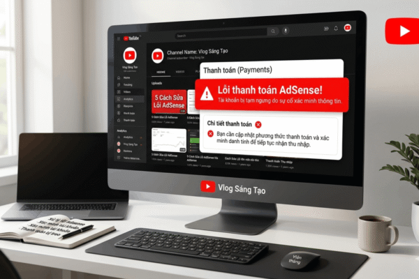 Lỗi Thanh Toán Adsense YouTube: Nguyên Nhân, Cách Khắc Phục & Nhận Tiền Nhanh 2026