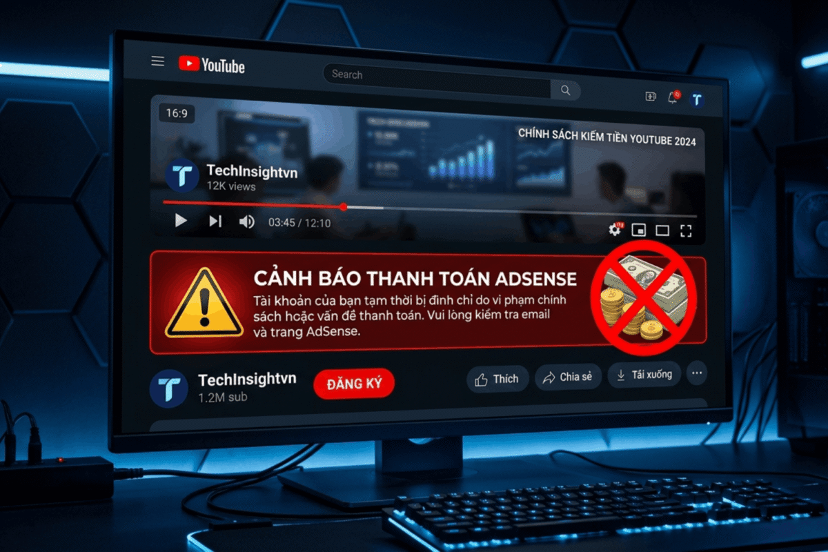 Cách Khắc Phục Lỗi Thanh Toán Adsense YouTube Chi Tiết Từng Bước