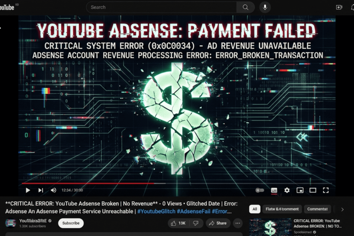 Cách Tránh Lỗi Thanh Toán Adsense YouTube