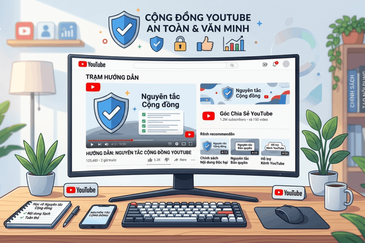 Dịch Vụ Hỗ Trợ Kênh Vi Phạm Nguyên Tắc Cộng Đồng YouTube Tại Học Viện Youtube