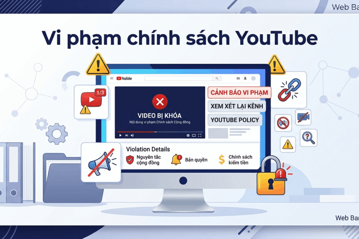 Vi Phạm Chính Sách YouTube: 7 Lỗi Nguy Hiểm Khiến Kênh Bị Xóa Và Cách Tránh An Toàn