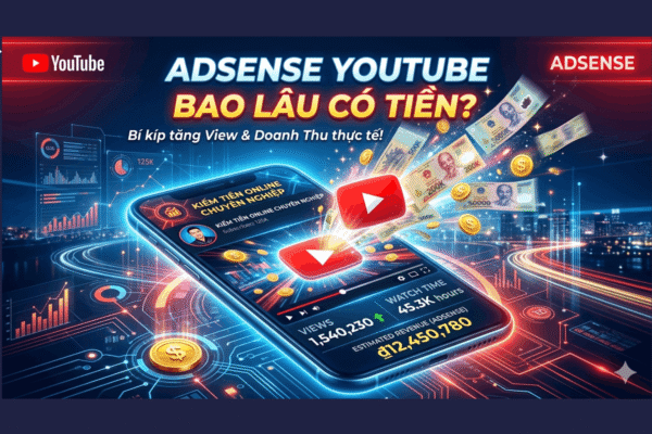 Adsense Youtube Bao Lâu Có Tiền? Cách Nhận Tiền YouTube Nhanh Và Đúng Chuẩn 2026